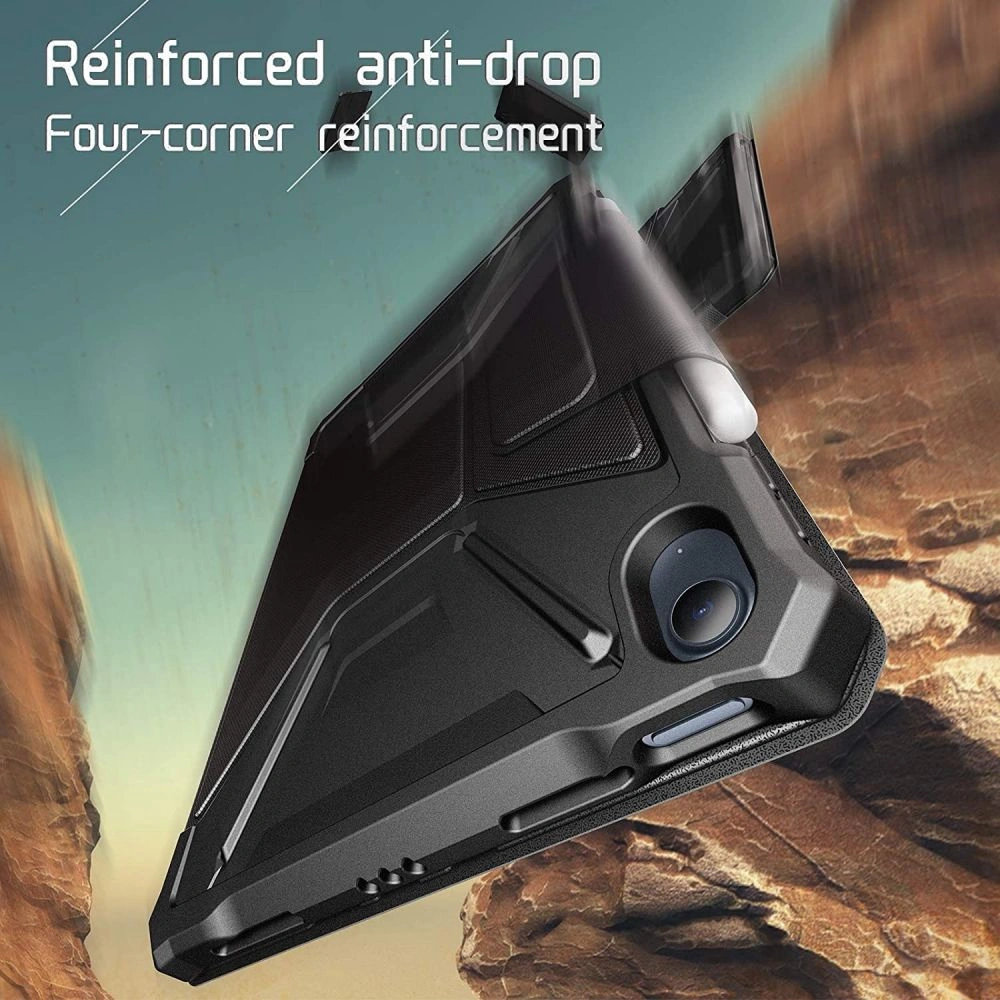 Hurtownia GSM - Etui Infiland Multiple Angles Apple iPad Air 10.9 2020/2022 (4. a 5. generace) / iPad Air 11 2024 (6. generace) Černá - INF008BLK - {ean13} - Hurt