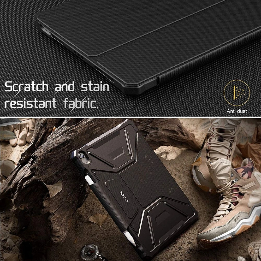 Hurtownia GSM - Etui Infiland Multiple Angles Apple iPad Air 10.9 2020/2022 (4. a 5. generace) / iPad Air 11 2024 (6. generace) Černá - INF008BLK - {ean13} - Hurt