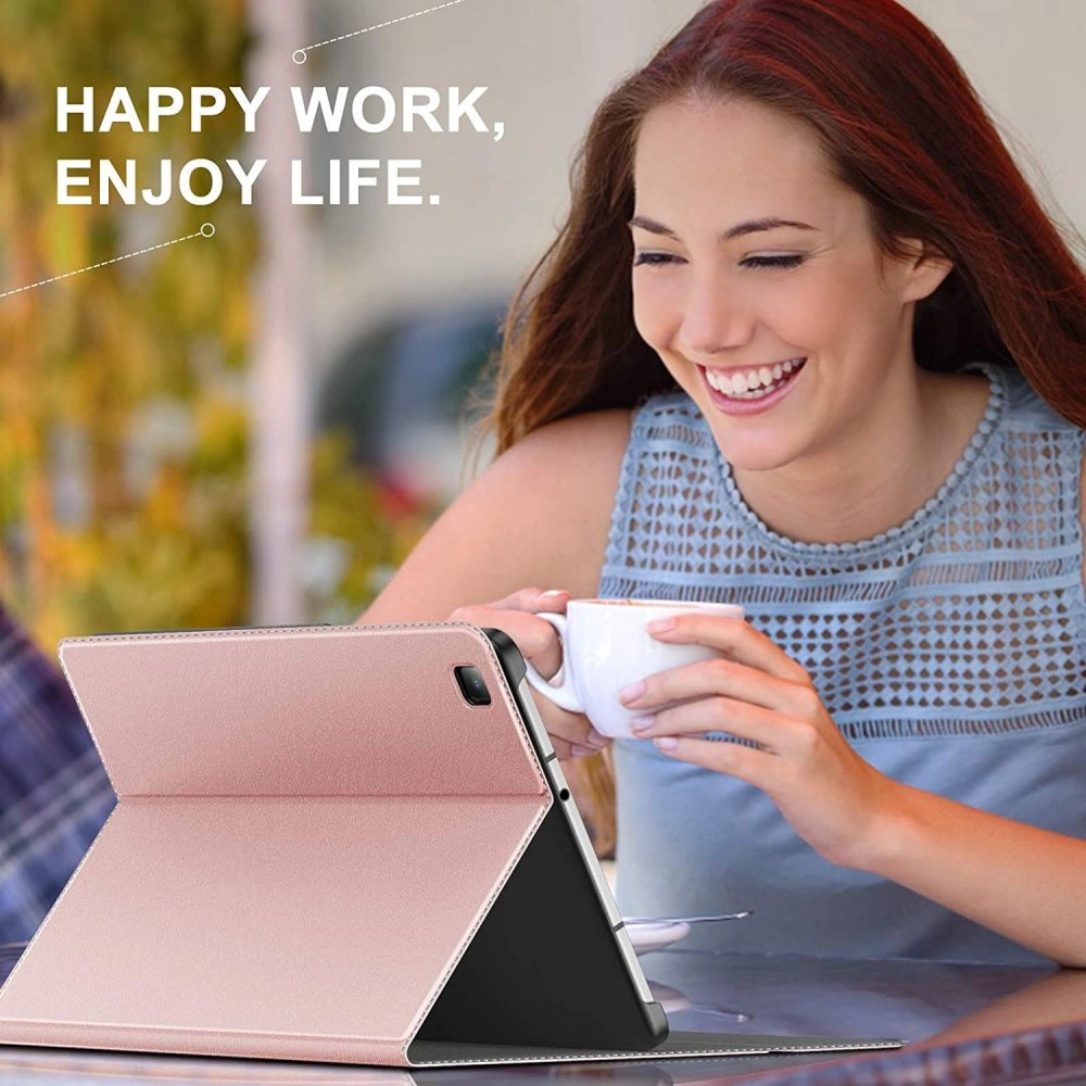 Hurtownia GSM - Etui Infiland Classic Stand Samsung Galaxy Tab S6 Lite 10.4 2022/2020 Růžová - INF009PNK - {ean13} - Hurt