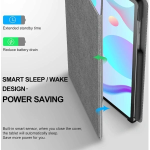 Hurtownia GSM - Etui Infiland Classic Stand Samsung Galaxy Tab S6 Lite 10.4 2022/2020 Grey - INF010GRY - {ean13} - Hurt