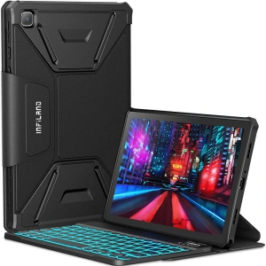 Hurtownia GSM - Etui Infiland Keyboard Stand Samsung Galaxy Tab A7 10.4 Černá - INF012BLK - {ean13} - Hurt