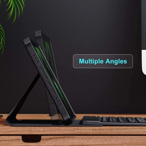 Etui Infiland Keyboard Stand Samsung Galaxy Tab A7 10.4 Black