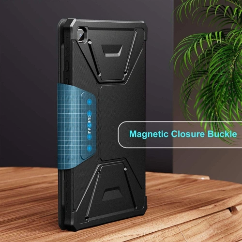 Etui Infiland Keyboard Stand Samsung Galaxy Tab A7 10.4 Black