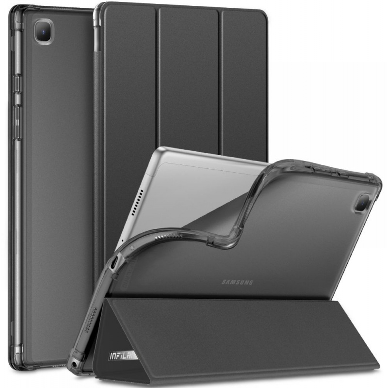 Infiland Distributor - 6216990210228 - INF013BLK - Infiland Smart Stand Samsung Galaxy Tab A7 10.4 Black - B2B homescreen