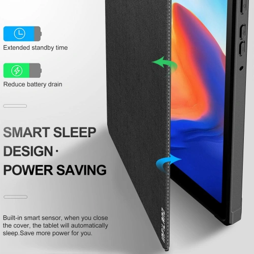 Etui Infiland Classic Stand Samsung Galaxy Tab A7 Lite 8.7 Black