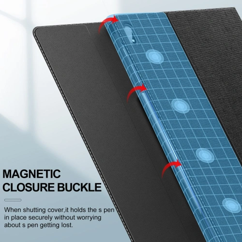 Etui Infiland Classic Stand Samsung Galaxy Tab S7 FE 5G 12.4 Black