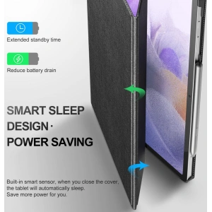Hurtownia GSM - Etui Infiland Classic Stand Samsung Galaxy Tab S7 FE 5G 12.4 Černé - INF016BLK - {ean13} - Hurt