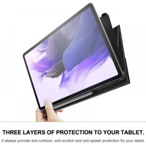 Hurtownia GSM - Etui Infiland Classic Stand Samsung Galaxy Tab S7 FE 5G 12.4 Černé - INF016BLK - {ean13} - Hurt