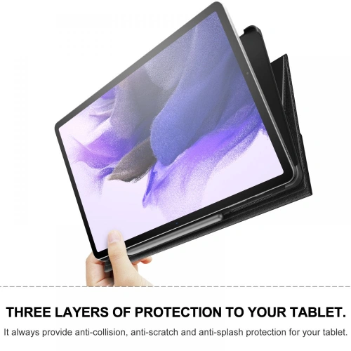 Etui Infiland Classic Stand Samsung Galaxy Tab S7 FE 5G 12.4 Black