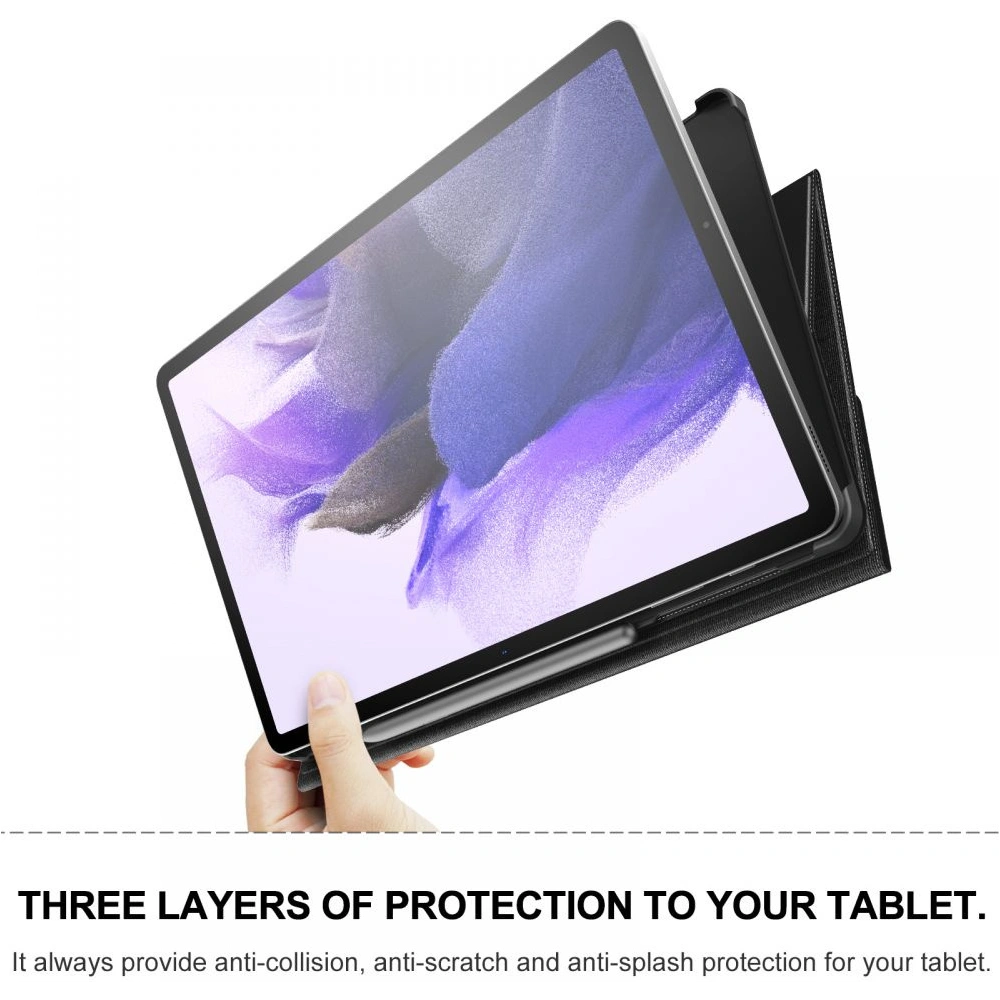 Hurtownia GSM - Etui Infiland Classic Stand Samsung Galaxy Tab S7 FE 5G 12.4 Černé - INF016BLK - {ean13} - Hurt