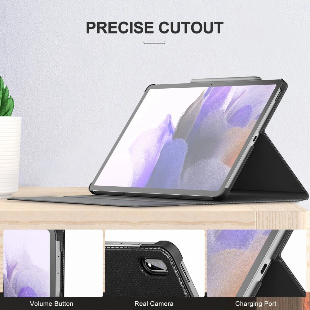 Hurtownia GSM - Etui Infiland Classic Stand Samsung Galaxy Tab S7 FE 5G 12.4 Černé - INF016BLK - {ean13} - Hurt