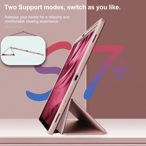 Etui Infiland Crystal Case Samsung Galaxy Tab S7 FE 5G 12.4 Pink