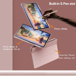 Hurtownia GSM - Etui Infiland Crystal Case Samsung Galaxy Tab S7 FE 5G 12.4 Růžová - INF017PNK - {ean13} - Hurt