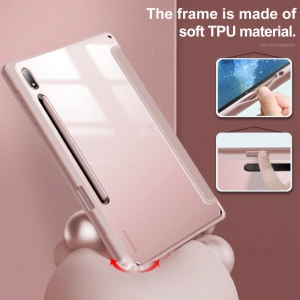 Hurtownia GSM - Etui Infiland Crystal Case Samsung Galaxy Tab S7 FE 5G 12.4 Růžová - INF017PNK - {ean13} - Hurt
