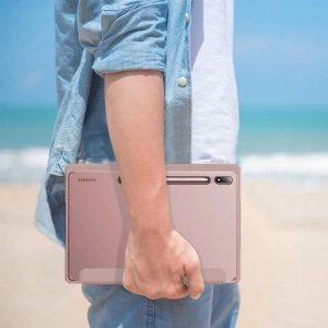 Hurtownia GSM - Etui Infiland Crystal Case Samsung Galaxy Tab S7 FE 5G 12.4 Pink - INF017PNK - {ean13} - Hurt