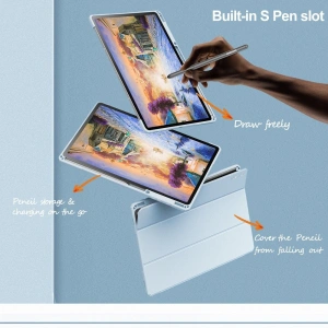 Hurtownia GSM - Etui Infiland Crystal Case Samsung Galaxy Tab S7 FE 5G 12.4 Blue - INF019BLU - {ean13} - Hurt