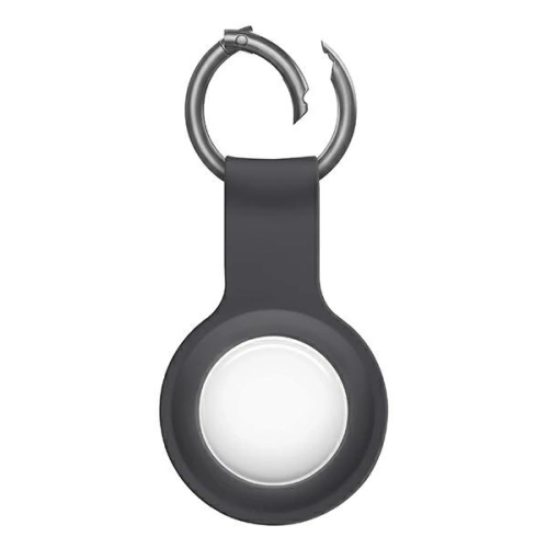 Etui UNIQ Lino Liquid Silicone Apple AirTag szary/grey [4 PACK]