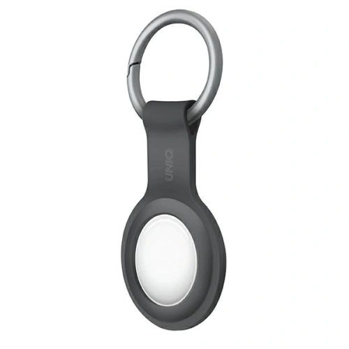 Etui UNIQ Lino Liquid Silicone Apple AirTag szary/grey [4 PACK]