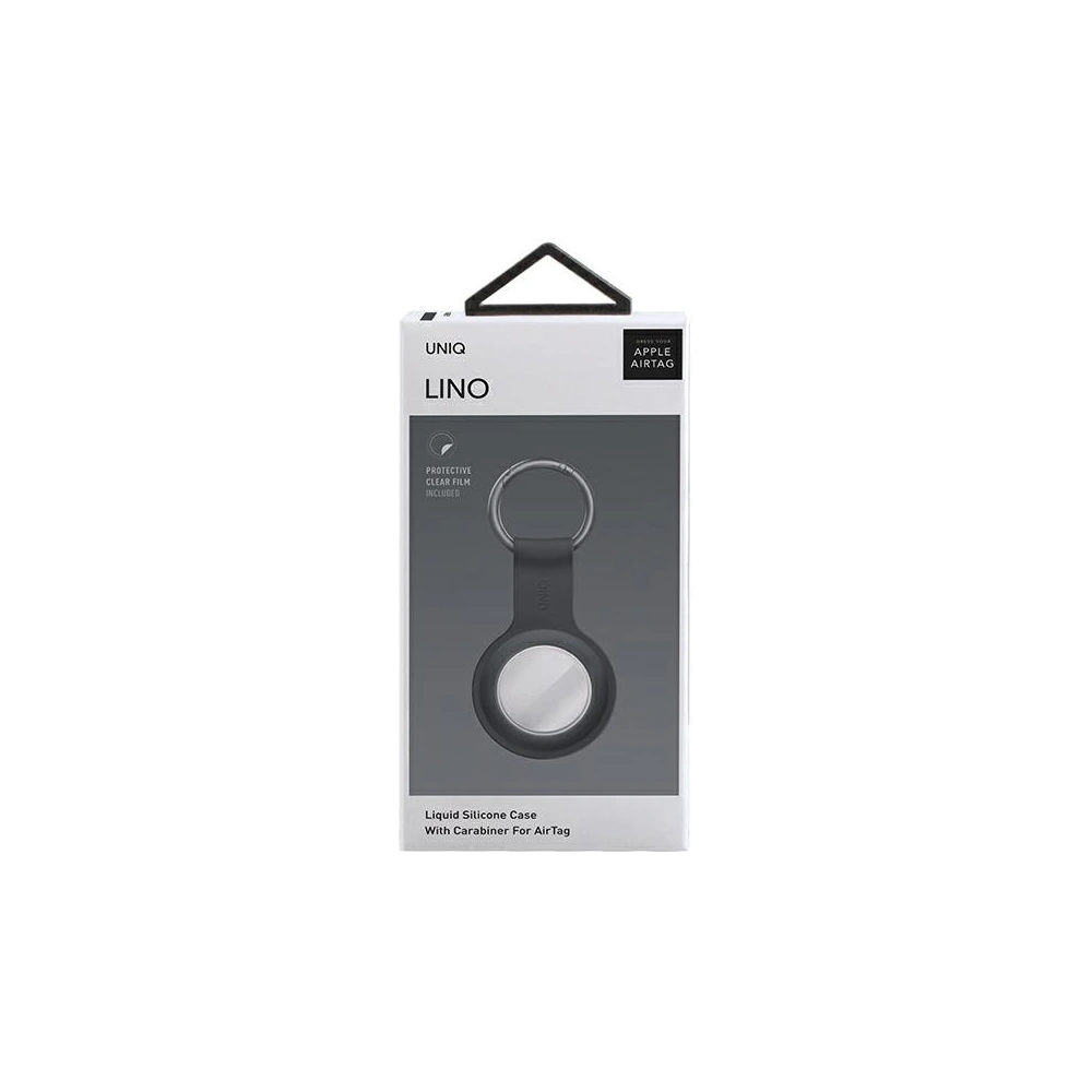 Hurtownia GSM - Etui UNIQ Lino Liquid Silicone Apple AirTag szary/grey [4 PACK] - UNIQ417GRY - {ean13} - Hurt