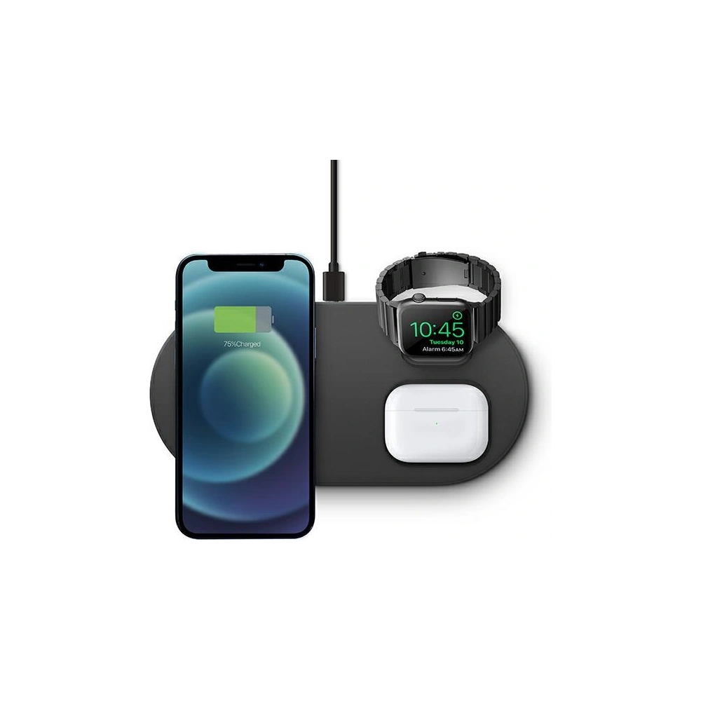 Wholesale UNIQAereo Mag 3in1 Wireless Charger 15W Fast charge charcoal - UNIQ418CHR - {ean13} - Hurt