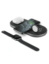Hurtownia GSM - UNIQ ładowarka indukcyjna Aereo Plus 3w1 10W Fast charge czarny/obisdian knit black (LITHOS Collective) - UNIQ419BLK - {ean13} - Hurt
