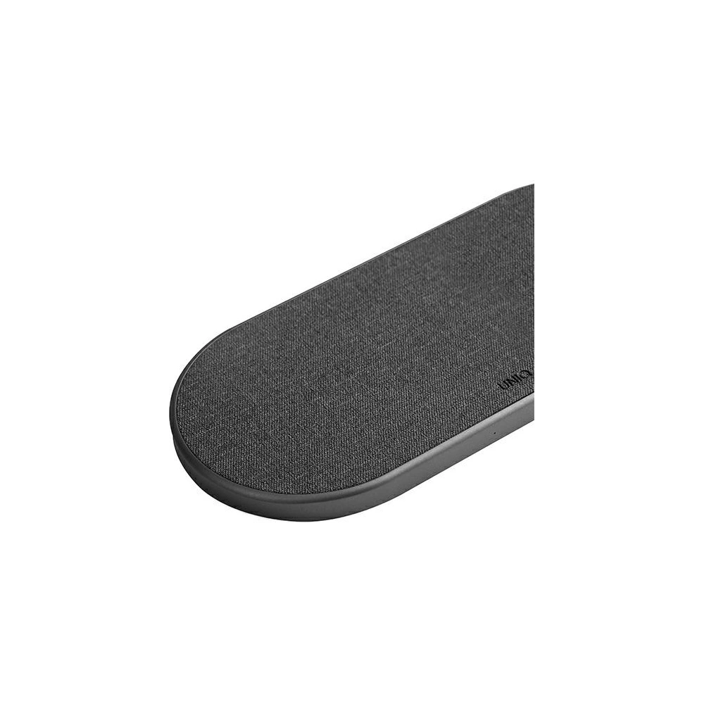 Hurtownia GSM - UNIQ bezdrátová nabíječka Aereo Plus 3w1 10W rychlé nabíjení černá/obsidiánová pletená černá (LITHOS Collective) - UNIQ419BLK - {ean13} - Hurt