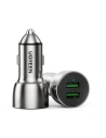 Hurtownia GSM - Ładowarka samochodowa UGREEN CD213 QC 3.0, 2xUSB, 36W (szara) - UGR988GRY - {ean13} - Hurt