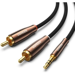 Hurtownia GSM - UGREEN AV170 Kabel 2x RCA (Cinch) jack 3.5mm, 2m (czarny) - UGR993BLK - {ean13} - Hurt