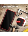 Wholesale Zizo Bolt Cover - Samsung Galaxy S21 Ultra 5G armored case with 9H glass for the screen + stand & belt clip (Black & Red) - ZIZ079BLKRED - {ean13} - Hurt
