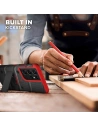 Wholesale Zizo Bolt Cover - Samsung Galaxy S21 Ultra 5G armored case with 9H glass for the screen + stand & belt clip (Black & Red) - ZIZ079BLKRED - {ean13} - Hurt