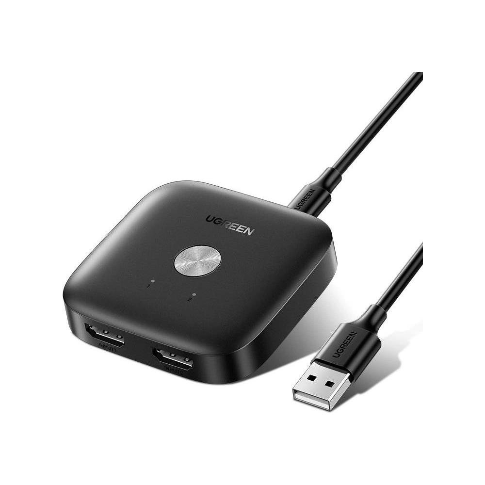 Hurtownia GSM - Přepínač Switch UGREEN CM333 2w1 HDMI 2.0 4K (černý) - UGR1011BLK - {ean13} - Hurt