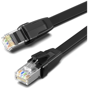 Wholesale UGREEN NW134 Cat 8 U/FTP Flat Ethernet RJ45 Cable Pure Copper 1m (black) - UGR1016BLK - {ean13} - Hurt