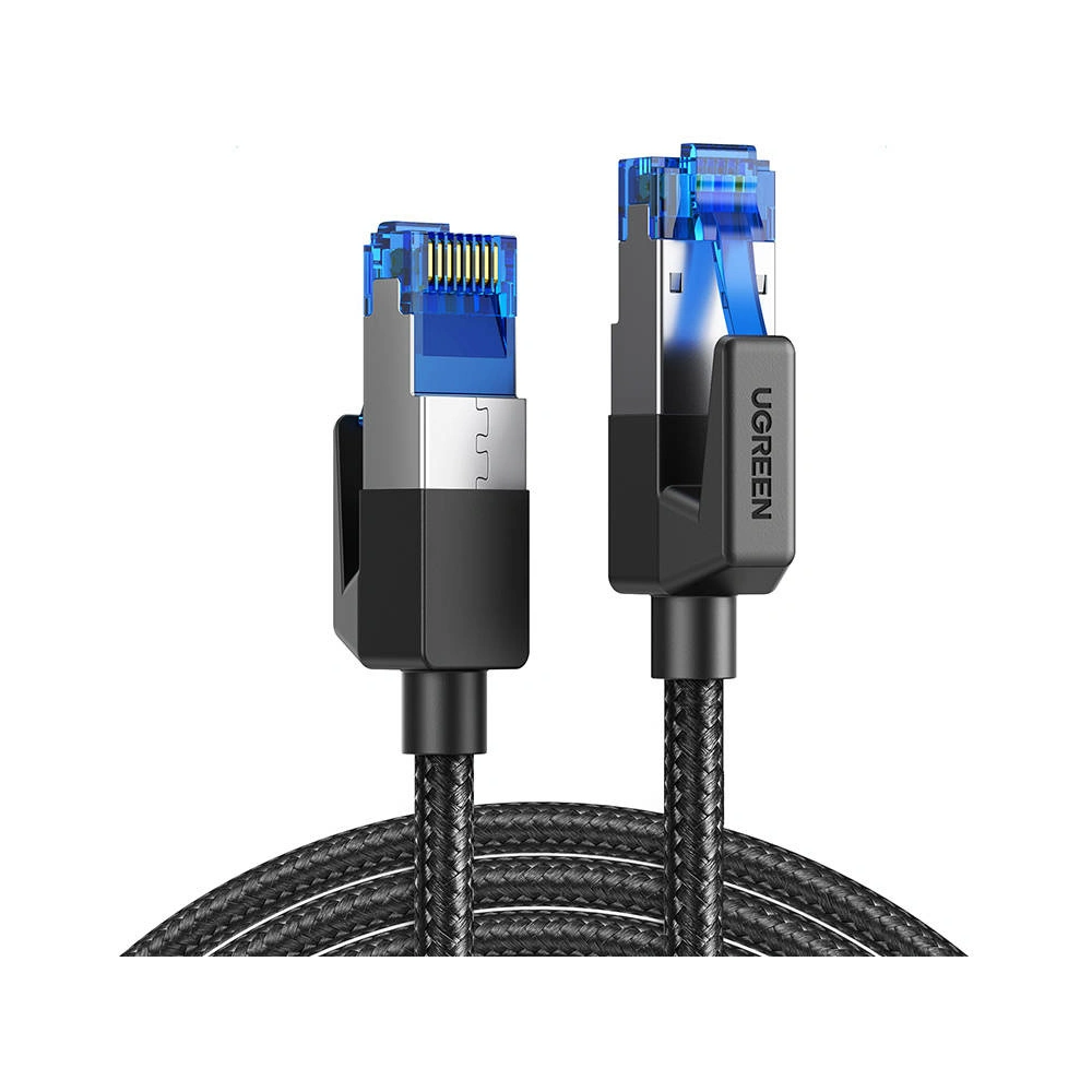 Hurtownia GSM - UGREEN NW153 Síťový kabel v pletené izolaci, Ethernet RJ45, Cat.8, F/FTP, 5m (černý) - UGR1030BLK - {ean13} - Hurt