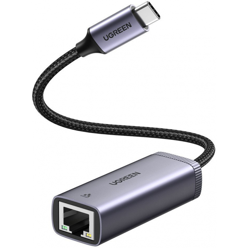 Hurtownia Ugreen - 6957303843220 - UGR1033GRY - UGREEN CM483 Adapter sieciowy USB-C do RJ45 (szary) - B2B homescreen
