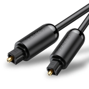 Hurtownia GSM - UGREEN AV122 Kabel optyczny Toslink Audio, aluminiowy z oplotem, 1m (czarny) - UGR1034BLK - {ean13} - Hurt