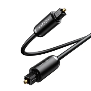 Hurtownia GSM - UGREEN AV122 Kabel optyczny Toslink Audio, aluminiowy z oplotem, 1m (czarny) - UGR1034BLK - {ean13} - Hurt