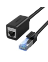 Kabel síťový UGREEN NW192 prodlužovač Ethernet RJ45, Cat. 8, S/FTP, 0.5m (černý)