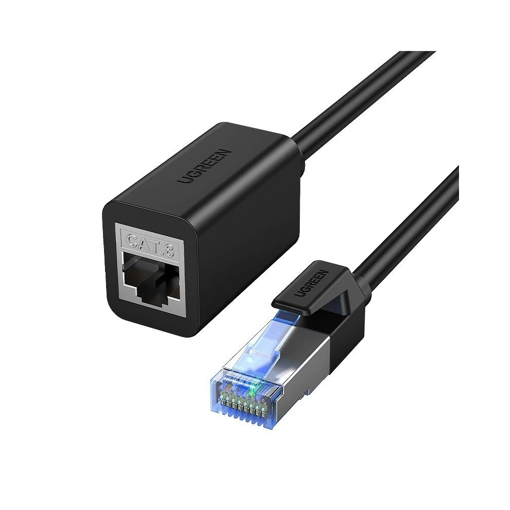 Wholesale UGREEN NW192 Cat 8 S/FTP Ethernet RJ45 Extension Male/Female PatchCords 0.5m (black) - UGR1037BLK - {ean13} - Hurt