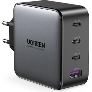 Ładowarka sieciowa UGREEN CD226, USB QC3.0, 3x USB-C, 100W, PD (czarna)