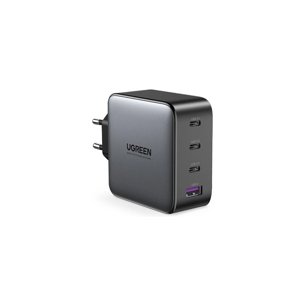 Hurtownia GSM - Síťová nabíječka UGREEN CD226, USB QC3.0, 3x USB-C, 100W, PD (černá) - UGR1041BLK - {ean13} - Hurt