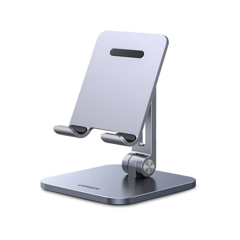 Ugreen Distributor - 6957303843930 - UGR1044SLV - UGREEN LP134 Foldable Metal Tablet Stand (grey) - B2B homescreen