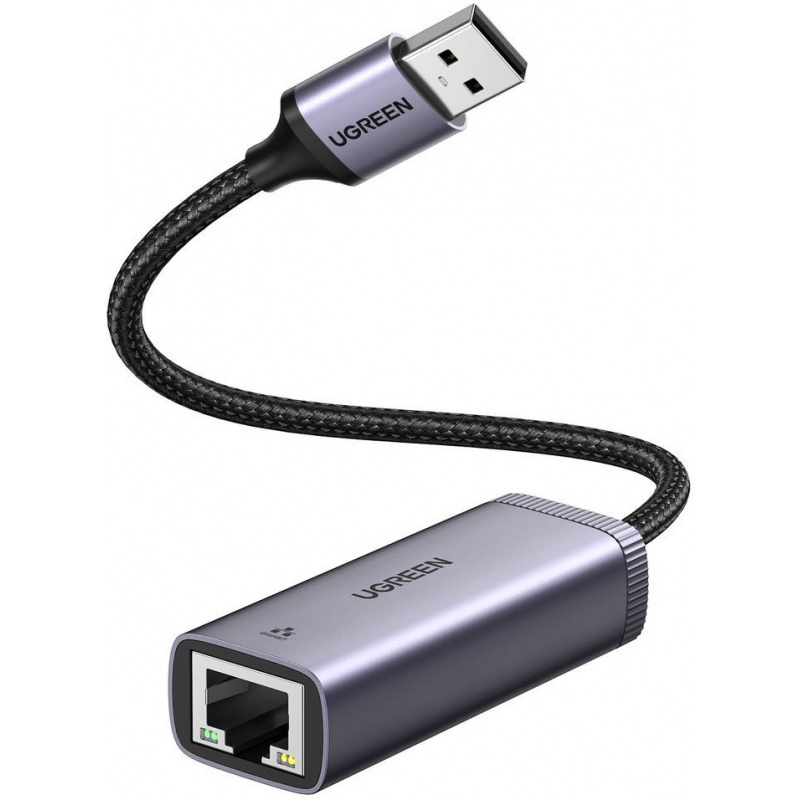 Ugreen Distributor - 6957303843213 - UGR1049GRY - UGREEN CM483 USB to RJ45 network adapter (grey) - B2B homescreen