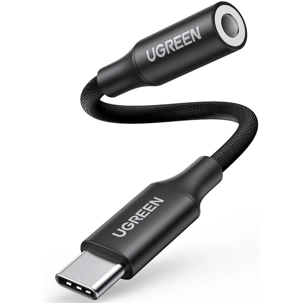Hurtownia GSM - Adaptér audio UGREEN AV161 USB-C na mini jack 3.5mm (černý) - UGR1050BLK - {ean13} - Hurt