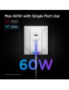 Hurtownia GSM - Ładowarka sieciowa Spigen PE2007 PowerArc 2-port Network Charger PD 60W QC 3.0 White - SPN1706WHT - {ean13} - Hurt