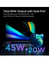 Hurtownia GSM - Ładowarka sieciowa Spigen PE2007 PowerArc 2-port Network Charger PD 60W QC 3.0 White - SPN1706WHT - {ean13} - Hurt