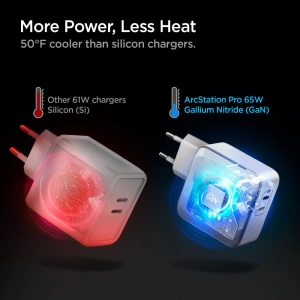 Ładowarka sieciowa Spigen PE2007 PowerArc 2-port Network Charger PD 60W QC 3.0 White