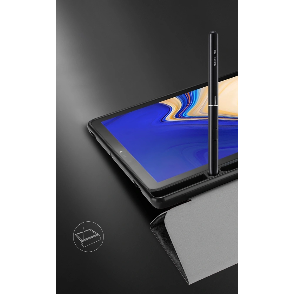 Hurtownia GSM - Etui DuxDucis Domo Samsung Galaxy Tab S4 10.5 Černé - DDS147BLK - {ean13} - Hurt