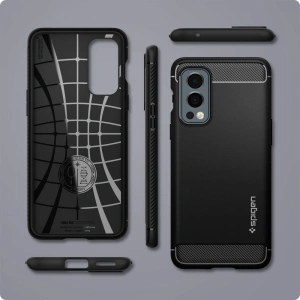 Etui Spigen Rugged Armor OnePlus Nord 2 5G Matte Black