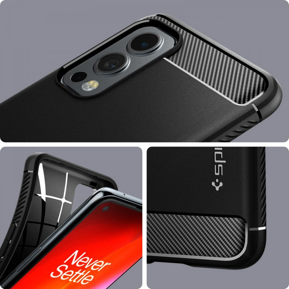 Hurtownia GSM - Etui Spigen Rugged Armor OnePlus Nord 2 5G Matte Black - SPN1708BLK - {ean13} - Hurt