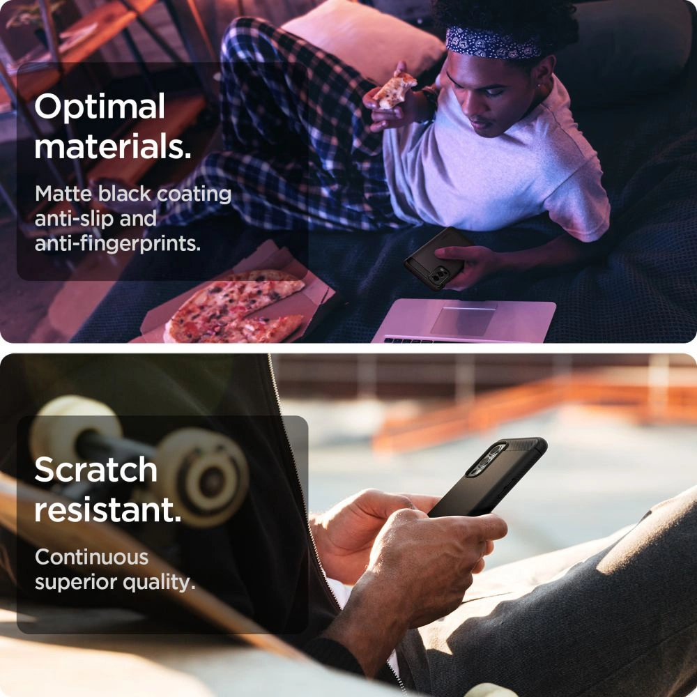 Hurtownia GSM - Etui Spigen Rugged Armor OnePlus Nord 2 5G Matná černá - SPN1708BLK - {ean13} - Hurt